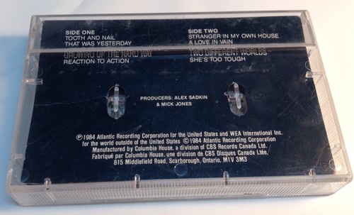 FOREIGNER tape Cassette AGENT PROVOCATEUR 1984 Atlantic Records Canada WEA - Picture 3 of 5