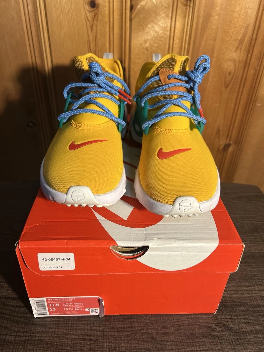 Nike React Presto University Gold for Sale | Authenticity  display picture 1