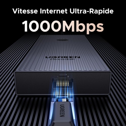 UGREEN Revodok Pro 1091 10Gbps Hub USB C Ethernet Gigabit HDMI 4K 60Hz Lecteur d - Photo 3/8