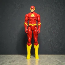 DC THE FLASH 11 Inch Action Figure Red Yellow Suit Justice League Figure 