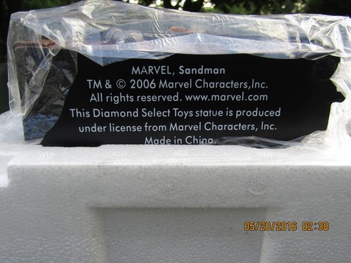 Diamond Select Toys Marvel Sinister Six Sandman 2006 437 de 2.500 sin usar en caja - Imagen 10 de 10