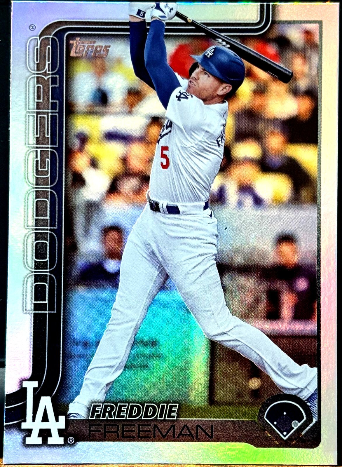 2025 Topps RAINBOW FOIL #239 Freddie Freeman Los Angeles Dodgers