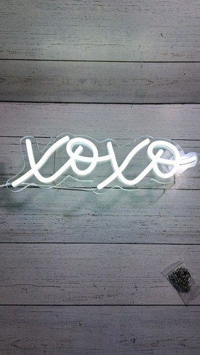 Neon Light Sign LED XOXO Night Lights USB Operated Decorative Marquee Sign... - Picture 4 of 7
