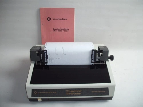 Commodore 3022 Tractor Printer / Drucker mit standard Band!  Sehr guter Zustand!