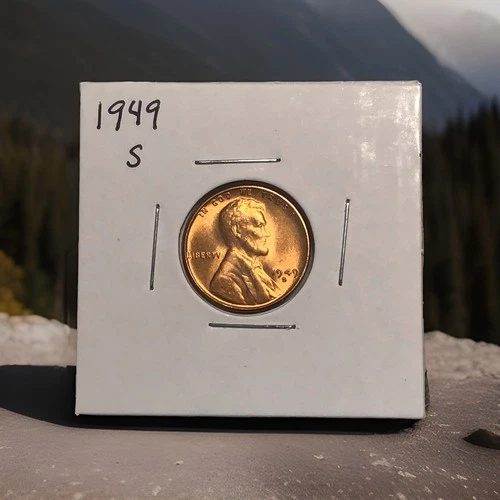 1949 S Lincoln Wheat Cent    UNC  FREE SHIPPING