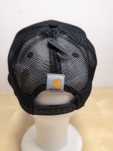 NWT Men’s One Size CARHARTT Canvas Mesh-Back C Patch Snap Back Cap Hat AH6190-M - Picture 5 of 7