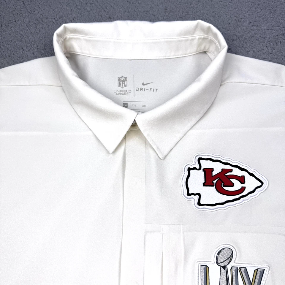 Camiseta de los Kansas City Chiefs para hombre XXL NFL fútbol Super Bowl LIV Nike Dri-Fit Foto 3 de 4