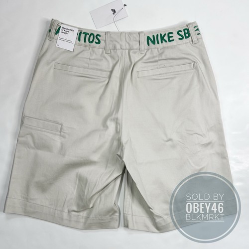 Nike SB Jarritos Chino Shorts Tan Khaki DV9071-072 Mens 32 - Picture 4 of 4
