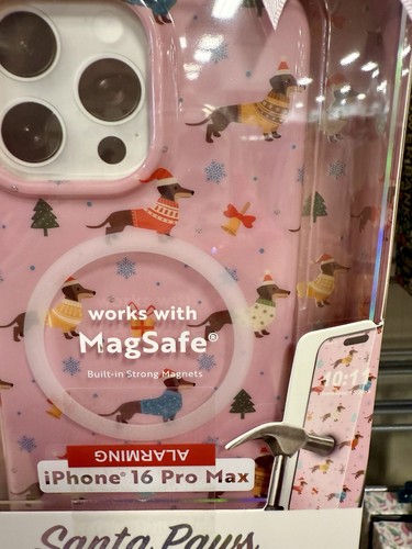 NEU PINK SKY Weihnachten DACKEL 16 Pro Max Handyhülle - Bild 2 von 4