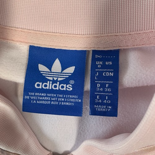 Adidas Jacket Womens UK 8 Pink Originals Floral Firebird TT Crew Moscow ABW003 - Picture 3 of 14