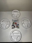 Mario Kart with Wheel - Nintendo Wii (2008) + 4 Wheel Accessories TESTED