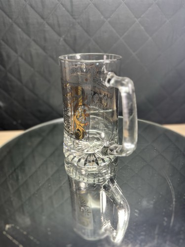 Taza de entrenamiento de Alaska Heavy Stein de vidrio dorado negro trineo para perros 1 litro - Imagen 6 de 15
