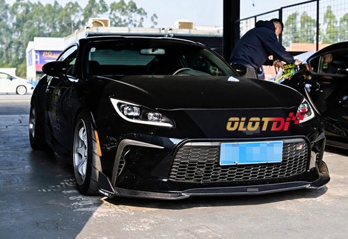 Carbon Fiber TOMS Style For Toyota GR86 ZN8 Front Bumper Lip Chin Spoiler 2022UP - Picture 18 of 19