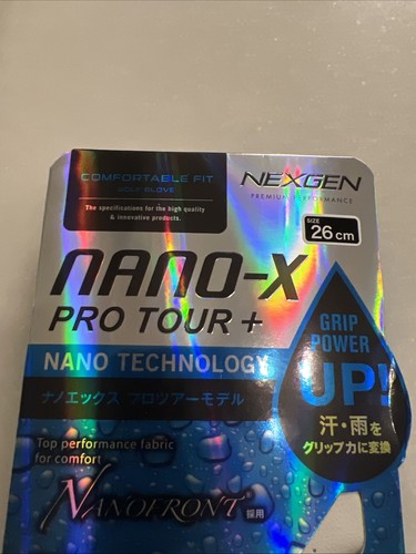 Nuovo guanto da golf Nexgen Nano-X Pro Tour+ uomo mano sinistra bianco XL-XXL 26 cm RH golf - Foto 2 di 4