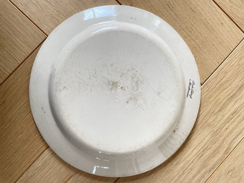 Assiette Parlante en faïence de Montereau Lodi n°4 Napoléon XIXe - Picture 3 of 3