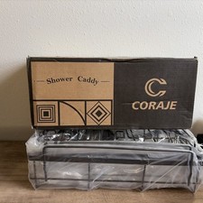 Coraje Shower Caddy, Shower Shelves 5 Shelves Adhesive Shower Organizer