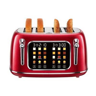 Mecity Toaster 4 Slice, Touch Screen Wide Slot Retro Toaster For Breads Bagel...