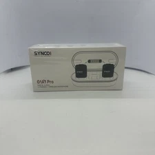 Wireless Lavalier Microphone SYNCO G1(A1) Pro with Charging Case for Camera Vlog