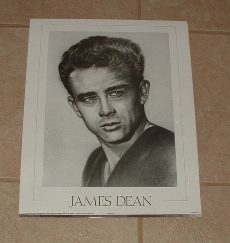 JAMES DEAN BLACK & WHITE PHOTO POSTER COLLECTION (5) - 16X20 - 1980'S - Picture 5 of 8