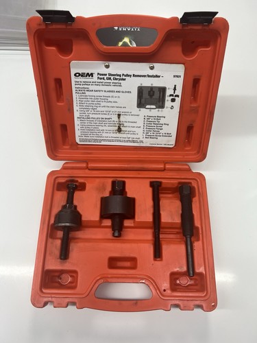 OEM Tools [57031] 4-Piece Power Steering Pump Pulley Remover/Installer Kit