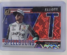 2025 Panini Donruss Racing Chase Elliott Spellbound Red Xplosion 'T' /99 NASCAR