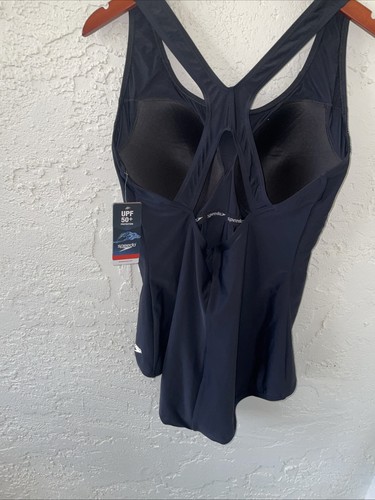 Speedo Women's Size 22 Black One Piece Swimsuit - Picture 3 of 5