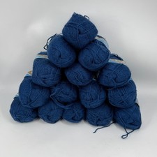 15 Baby Soft Skeins Blue Yarn Hautsympathisches Lauflange Polyacryl