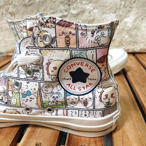 Chiikawa Comic Strip Sneakers w/Box Converse All Star CM HI Collaboration Shoes - Picture 8 of 12