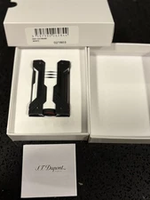 S.T. Dupont Dual XXtreme Defi Extreme White & Black Lighter 21603 Dual Torch NIB
