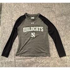 Under Armour Heat Gear Northwestern Wildcats Longsleeve Shirt Size Small