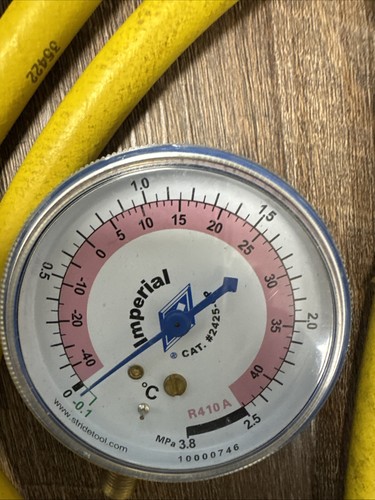 4x Imperial Automotive A/C Gauges Cat: 407-CR, 2425-CP, 428-CKP, 423-CAP-D Hoses - Picture 3 of 10