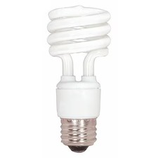 Satco Screw-In CFL,Max. Overall Bulb 4-1/8" L S7217 Satco S7217 045923072178