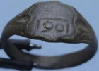 20th c. Bronze Ring, "1901"