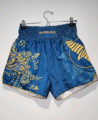 Hayabusa Herren Muay Thai Falke bestickt MMA UFC Kickboxshorts Größe S - Bild 1 von 13