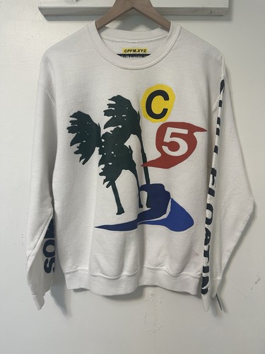 Lil Wayne Cactus Plant Vtg Pullover Sweatshirt M White - Picture 1 of 5