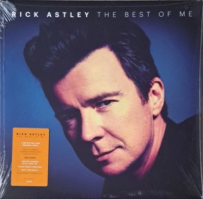 RICK ASTLEY - The Best Of Me (ORANGE Vinyl LP) 2025 BMG 964196031 NEW / SEALED