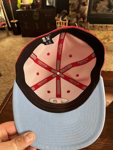 Philadelphia Phillies Vintage Zephyr Fitted Hat. Sz. Medium - Picture 6 of 7