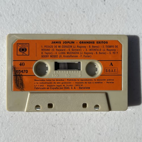 Tape Cassette Janis Joplin Greatest Hits 1973 - Picture 4 of 5