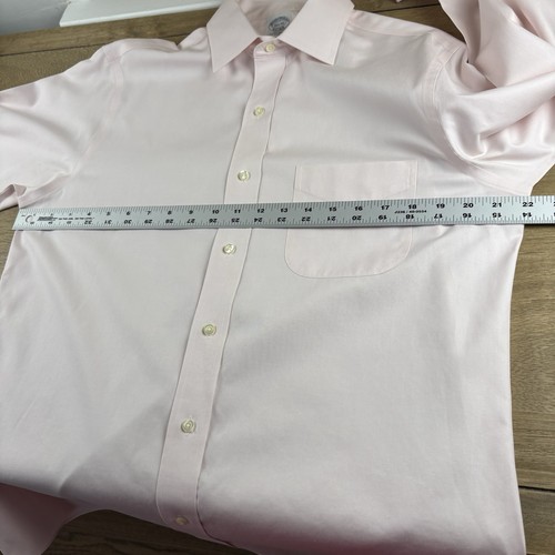 Brooks Brothers Men’s M (15.5 33) Regent Fit Pink Oxford L/S Button Shirt Cotton - Picture 10 of 10