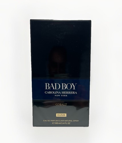 Bad Boy Cobalt Elixir By Carolina Herrera 3.4oz Edp Spray For Men New In Box - Picture 3 of 4
