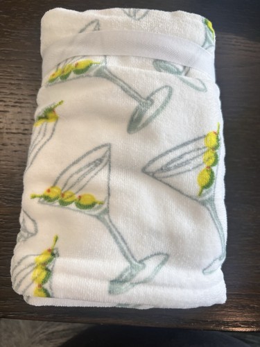 Neu Deborah Connolly 4er Set (2 Bade- und 2 Handtücher) Martini Plüsch Luxus - Bild 6 von 6