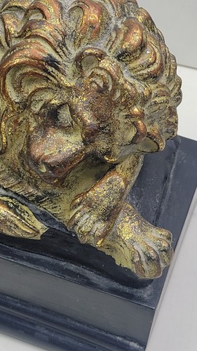 Sleeping Lion Shelf or Desk Statue Decoration Heavy - Picture 18 of 20