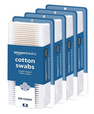 Double-Tipped Cotton Swabs for Personal Hygiene and Baby Care, 2000 Count, 4-Pac