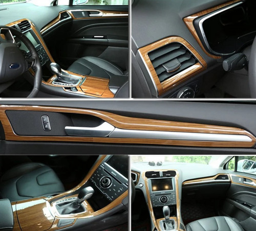 Wood Vinyl Wrap Film Car Sticker Interior Furniture Bubble Free Self Adhesive - Picture 21 of 31