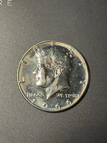 1966 Kennedy Half Dollar • 40% Silver • Brilliant BU Gem Mirror Like