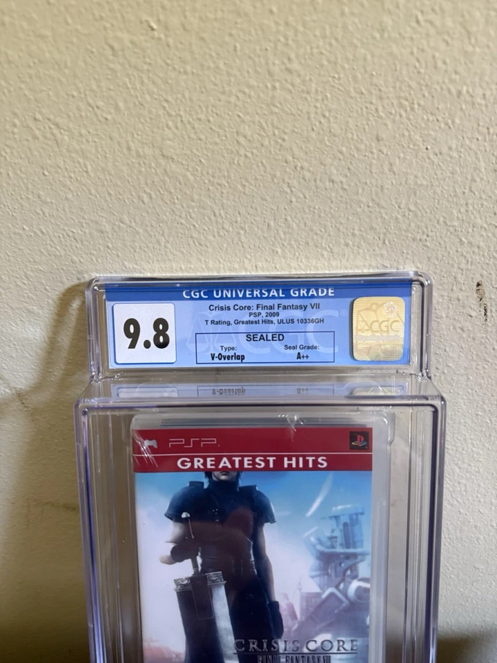 Crisis Core Final Fantasy VII Sony PSP Sealed Graded CGC 9.8 A++ Red Label 2009 - Image 2 of 4