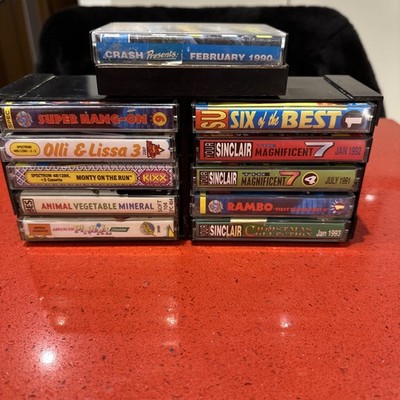 Sinclair ZX Spectrum Spiele Kassette Konvolut Restposten Retro Computer Gaming