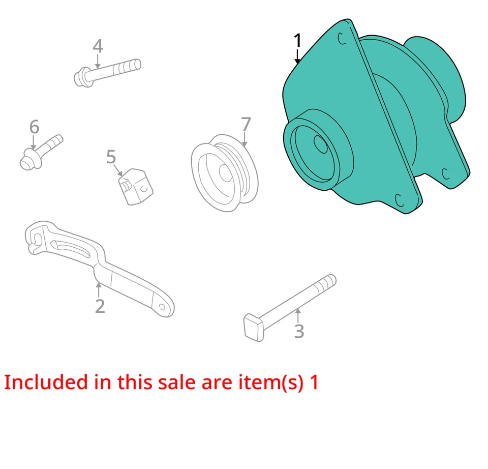 Alternador Chrysler Sebring 2001 fabricante de equipos originales 98 k millas - LKQ373470536 Foto 4 de 4