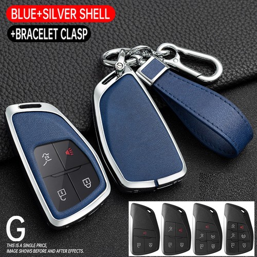 Zinc Alloy Remote Key Fob Cover Case For 202124 Chevy Suburban Silverado Tahoe - Picture 26 of 27