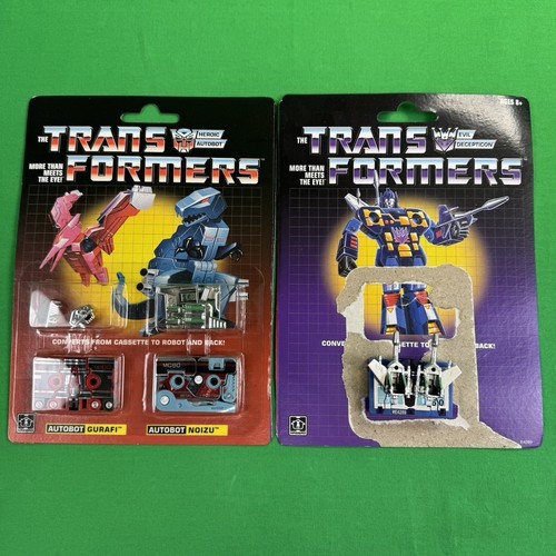 Transformers Gurafi & Noizu & Frenzy Cassette Figures 2018 Reissue - Picture 2 of 8